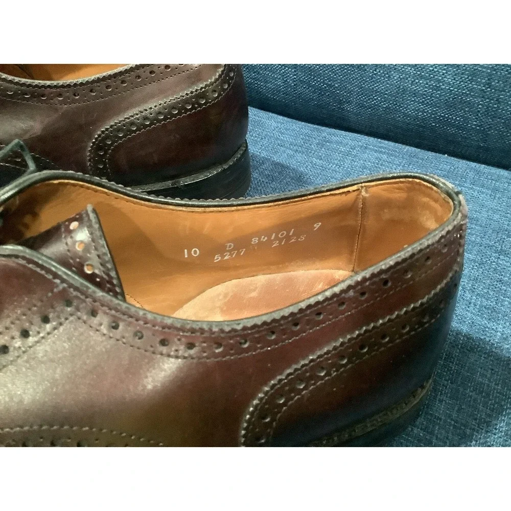 ALLEN EDMONDS Sanford Brown   SIZE  10